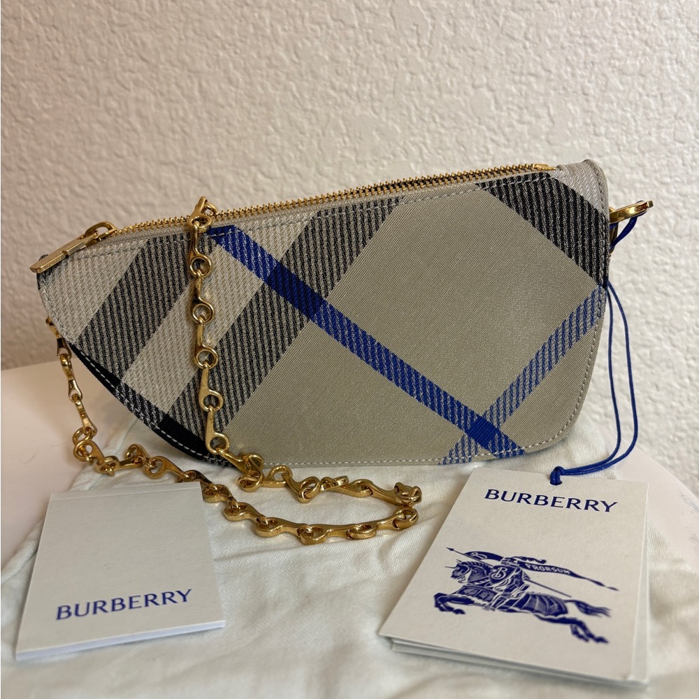 Burberry Shield woven cross-body bag Women's Bag